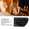 String Action Ruler Stainless Steel Guitar Fret Ruler String Height