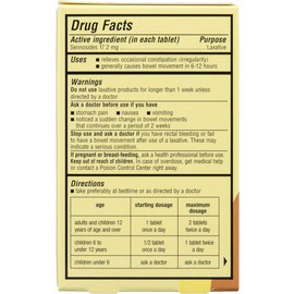 Senokot Extra Strength Natural Vegetable Laxative, Pack of 12 (144 Count Total)