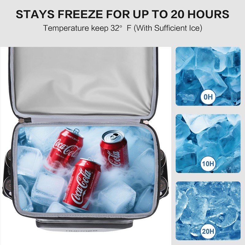 Hulongo Large 52cans Waterproof Insulated Cooler Backpack for Men &