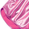 Girls Rose Gold Shorts Kids Metallic Shorts Pink Hot Pants