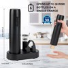 Electric Wine Opener Set with Charging Base, Rechargeable Automatic Corkscrew