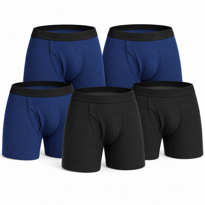 Men's Absorbent Incontinence Boxer Shorts for Urinary Leaks – Washable
