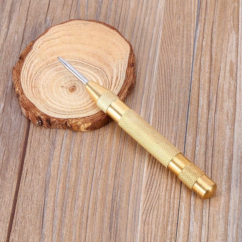 Perforadora Central Automática con Trazo Ajustable, Herramienta Punzón con Centro