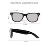 Kids/Childrens Size - Glossy Red Pilot Aviation Retro Classic Sunglasses!