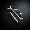 GOFFIDECO 10 Pack 5 inch(128mm) Brushed Satin Nickel Cabinet Pulls