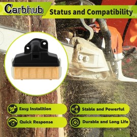 Carbhub 1123-120-1651 Air Filter Spark Plug Fuel/Oil Line Filter for STIHL 023 025 MS210 MS230 MS250 Chainsaw with 0000-350-3500 Fuel Filter 1123-358-7703 Fuel Hose Line