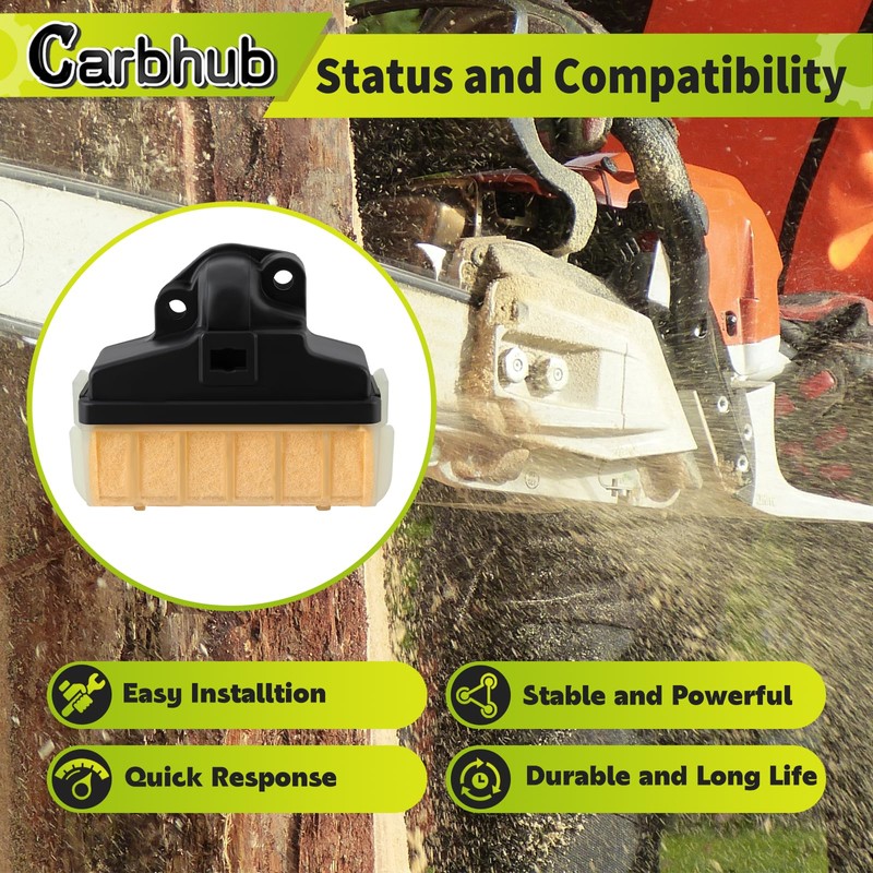 Carbhub 1123-120-1651 Air Filter Spark Plug Fuel/Oil Line Filter for
