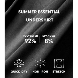 DAVID ARCHY Men’s Undershirts Quickly-Dry T-Shirt,Stretch and Moisture-Wicking V Neck Tees,3 Pack (M, Black)