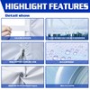 FANPAT 2Pcs Instant Canopy Tent Sidewalls for 10x10 Pop-Up Canopy,