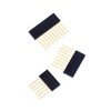 Treedix 4 Sets of Stacking Headers Kit Removable Female Heads