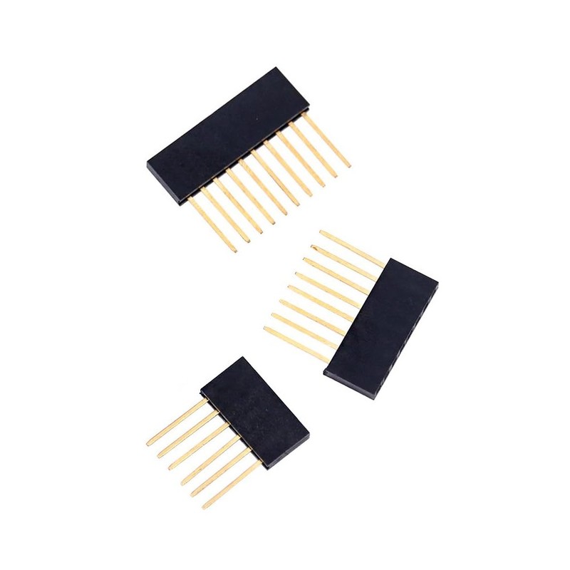 Treedix 4 Sets of Stacking Headers Kit Removable Female Heads