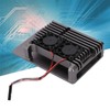Aluminum Alloy Cooling Case Heat Dissipation Enclosure with Fan for