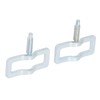 2pcs Exhaust Manifold Clamp Repair Kit Manifold Stud Clamp Replacement