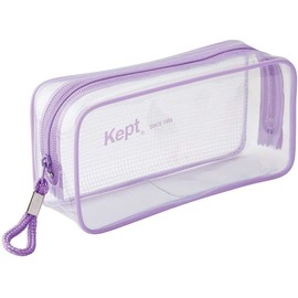 Reimei Fujii KPF902V Clear Pen Pouch, Violet, Set of 2
