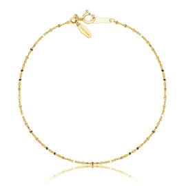 Lara Christie K18 Pt850 Chain Bracelet, Petal, Width 0.05 inch (1.2 mm), Length 7.1 inches (18 cm), lb97-0003, Platinum