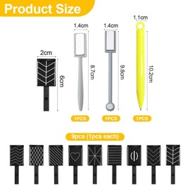 12 Pieces Nail Art Magnet Tool, Multifunctional Magnet, Cat Eye Magnet Set, Diy Art Nail Art Accessories For Magnetic Gel Nails
