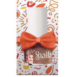 Snails 511789 Kinder Nagellack Mini Magic Orange Splash, in Geschenkpackung, auf Wasserbasis, abwaschbar, unbedenklich, vegan