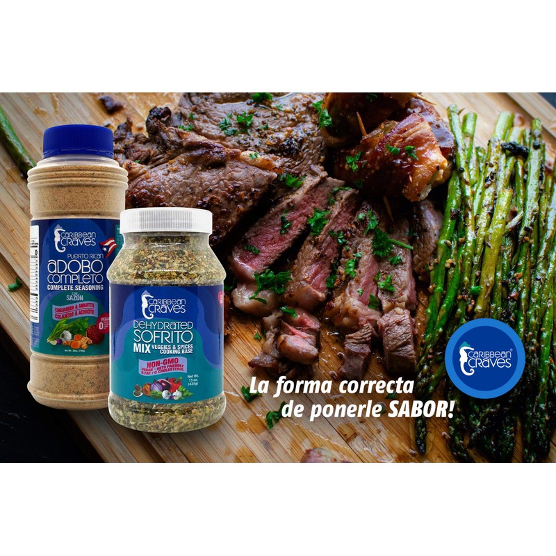 Caribbean Craves - Puerto Rican Adobo Complete Seasoning w/Coriander &