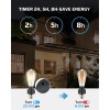 DEWENWILS Dusk to Dawn Light Sensor Socket with Timer Light