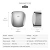 AIKE Air Tank Heavy Duty Hand Dryer HEPA Filter UL