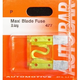 Autobar 477 Maxi Blade Fuse 20 Amp Starter Motor Ignition Relays Application - Yellow