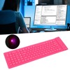 Foldable Silicone Keyboard 108 Keys Waterproof Full Sealing Design Mute