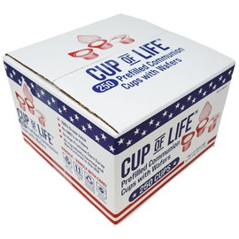 250 Prefilled Communion Cups with Premium Red Grape Juice and Wafers by Cup of Life – Fresh, Convenient, and Ready to Serve