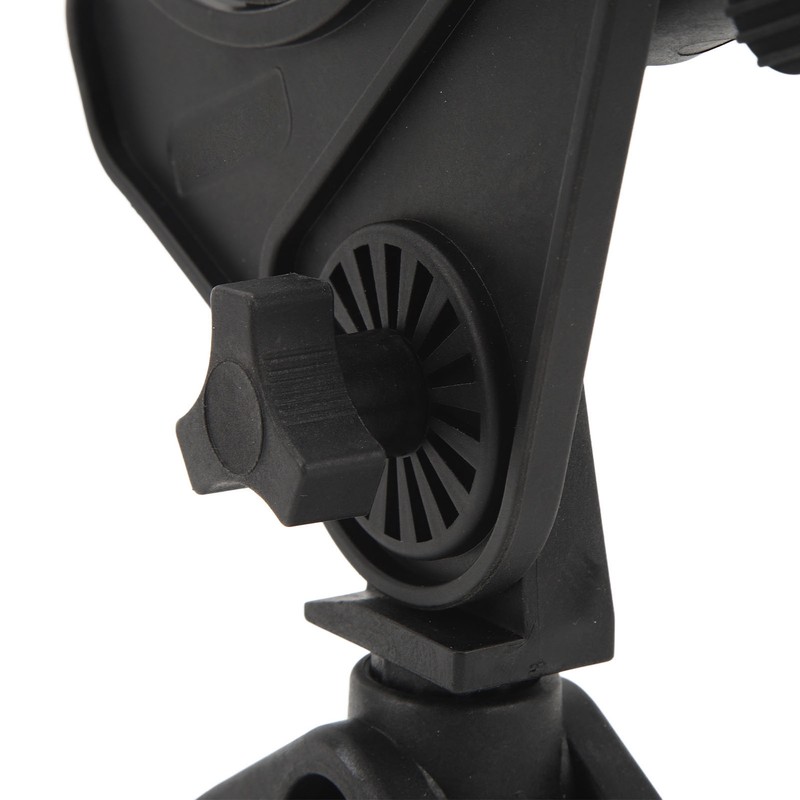 Fishing Rod Holder Clamp Base 360° Adjustable Rotating Weatherproof Open