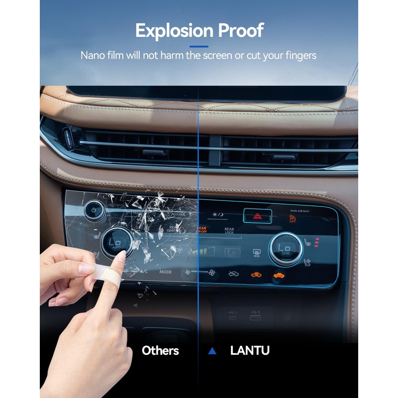 LANTU for Infiniti QX60 screen protector 2022 2023 2024 2025