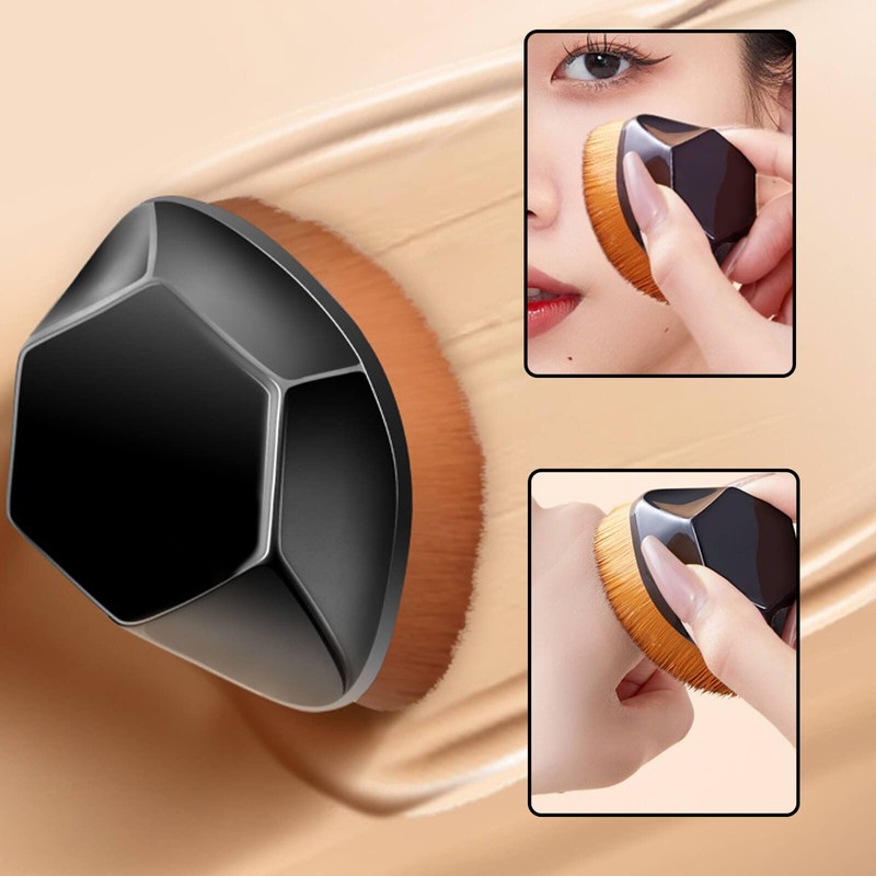 BOLITFU Self Tanner Face Applicator Sunless Tan Flat Top Kabuki