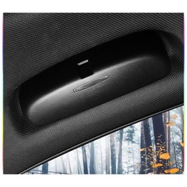 SKTU Car Sunglasses Holder for B MW 1 3 5 7 Glasses Case Glasses Case Holder Car Interior (Black)
