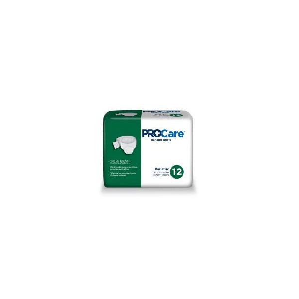 ProCare Adult Brief Tab Closure 2X-Large Disposable Heavy Absorbency, CRB-017