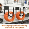 2 Pack Slat Wall Hose Hanger, Heavy Duty Metal Hose