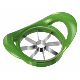Zyliss Apple Divider – Stainless Steel Ultra-Sharp 8-Slice Apple Corer and Cutter – Ergonomic BPA-Free Handles – Thick Riveted Blades – Dishwasher Safe Apple Slicer – Green