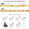 FCOB COB LED Strip Flexible High Density Warm White 2700K