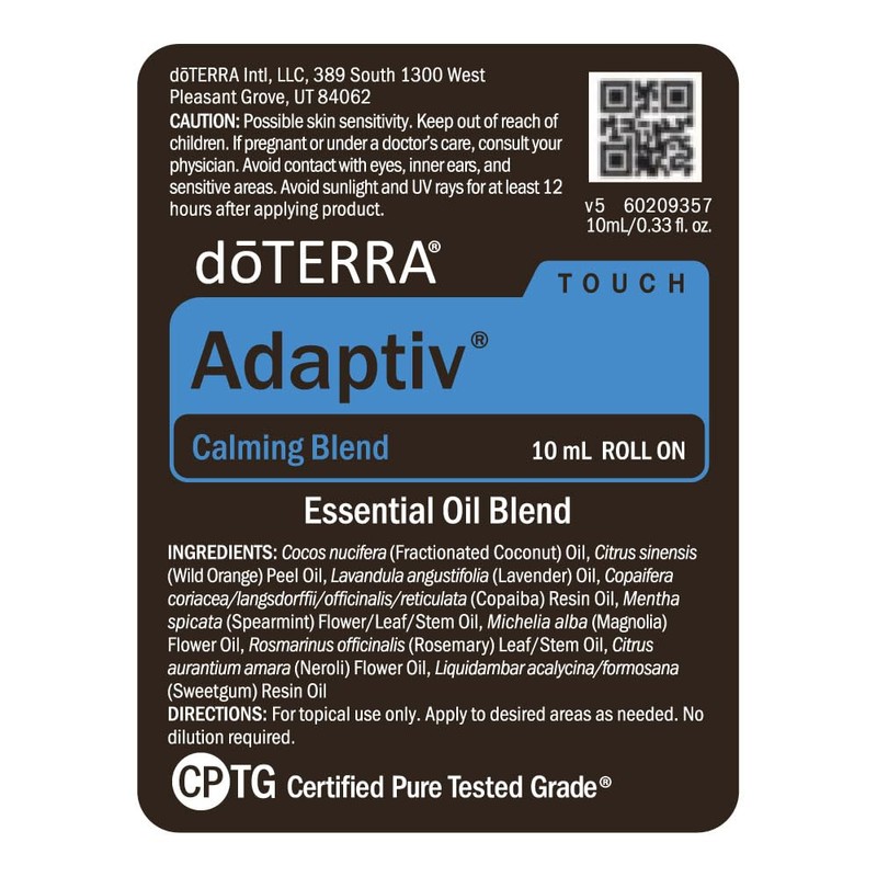 doTERRA Adaptiv™ Touch Calming Blend, 10 mL
