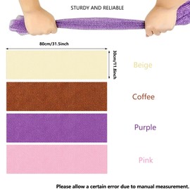 : GaoBangM 4PCS African Net Sponge Durable Shower Puff Bath Sponge for Adults Soft Sponges Bath Shower Sponge Set