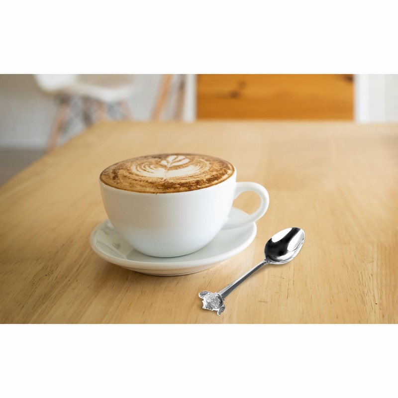 Fino Demi Spoon, Stainless Steel, Teapot Design, For Everyday Coffee,