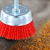 QWORK® 6 Piece Nylon Brush Set, Sanding Wire Disc Brush