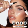 Lápiz de Cejas Impermeable Mágico, Lápiz de Cejas Multiforjado 3d