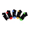 Star Trek The Next Generation Races Icon No-Show Socks, 5