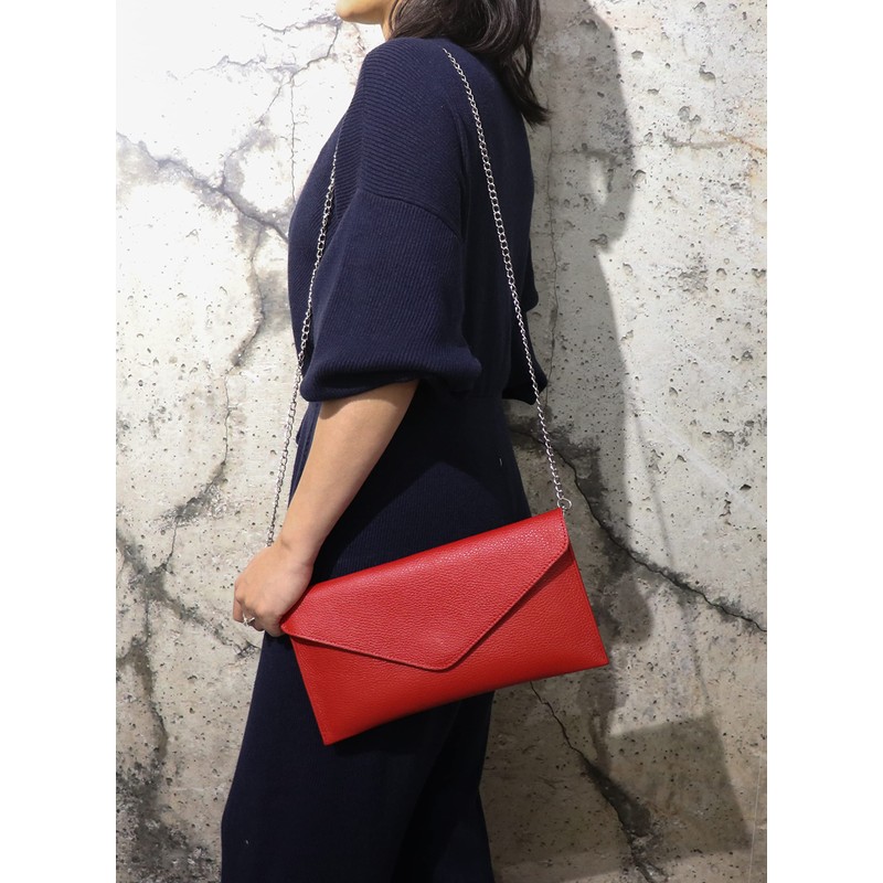 SH Leder Genuine Leather Clutch Shoulder Bag Small Bag Elegant