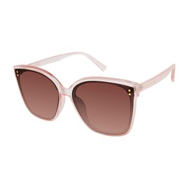 Vince Camuto VC1020 Oversized 100% UV Protective Women's Cat Eye Sunglasses. Luxe Gifts for Her, 62.9 mm, Rose