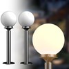 Lightdot 23'' Globe Outdoor Lamp Post Light, IP65 Waterproof Street