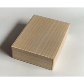 Uragaki Kiri Kougei A5 Size Deep Mouth Paulownia Box Made in Japan 9.3 x 6.8 x 2.6 inches (235 x 173 x 65 mm)