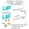 QWALIT Ear and Nose Piercing Kit Ear Piercing Kit Gold