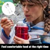 4 PCS Foldable Fork and Spoon Set,Tableware for Outdoors Travel