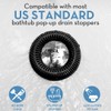 Hair Catcher for Shower Drain & Bathtub – TubRing Pop-Up
