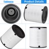 Tablenco for LEVOIT LV-H133 Air Purifier Replacement Filter Set -True