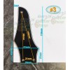 GaryG's Solid Black 0.060" Black Truss Rod Cover for Gibson